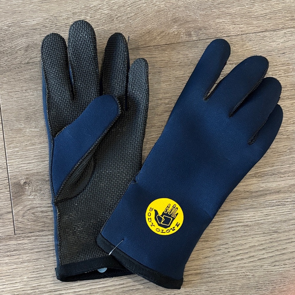 Body Glove Navy Neoprene Diving Scuba Waterproof Gloves
